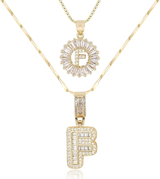 2 Pack Initial Necklace (80% OFF Today!)