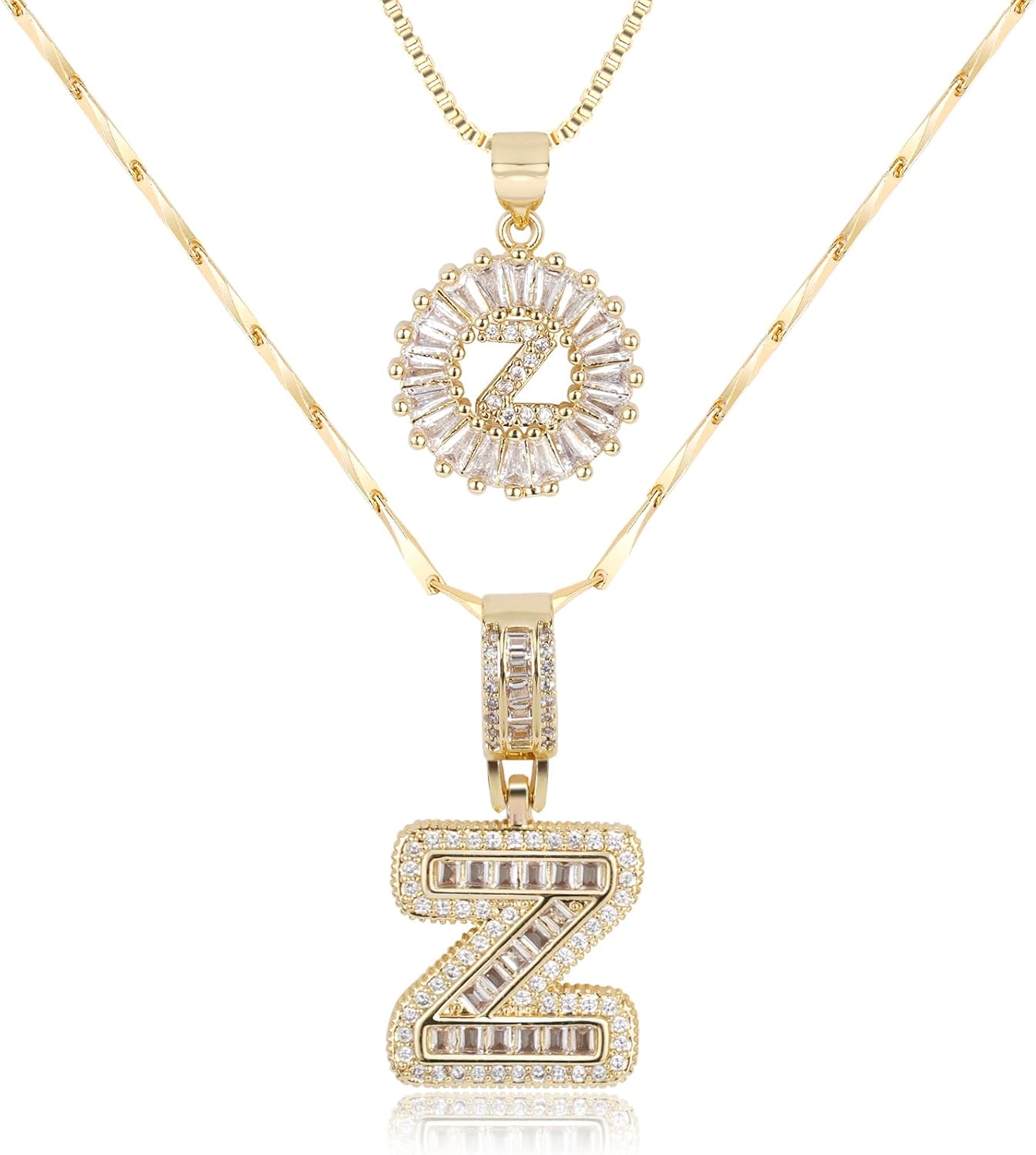 2 Pack Initial Necklace (80% OFF Today!)