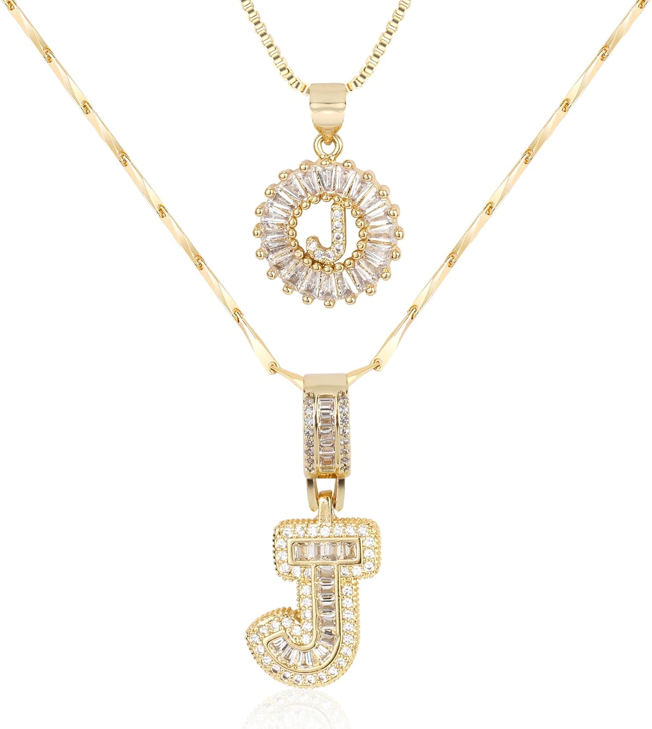 2 Pack Initial Necklace (80% OFF Today!)