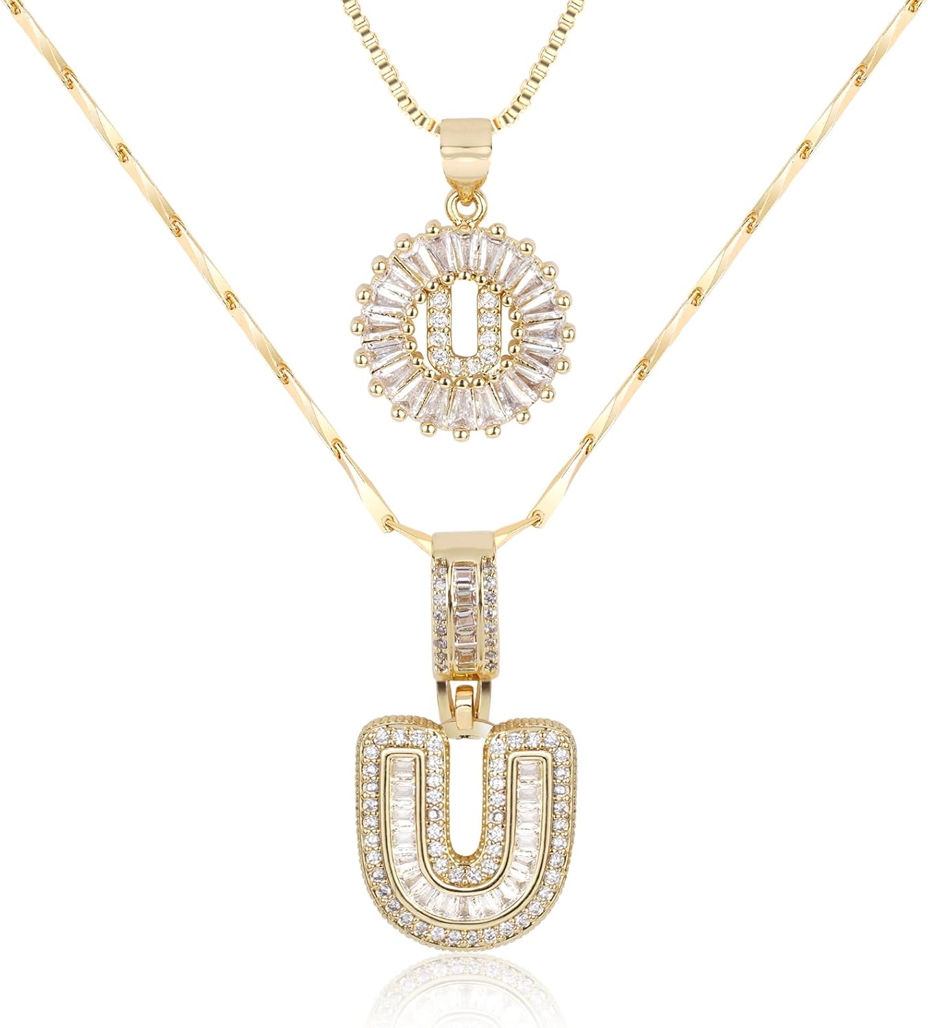 2 Pack Initial Necklace (80% OFF Today!)