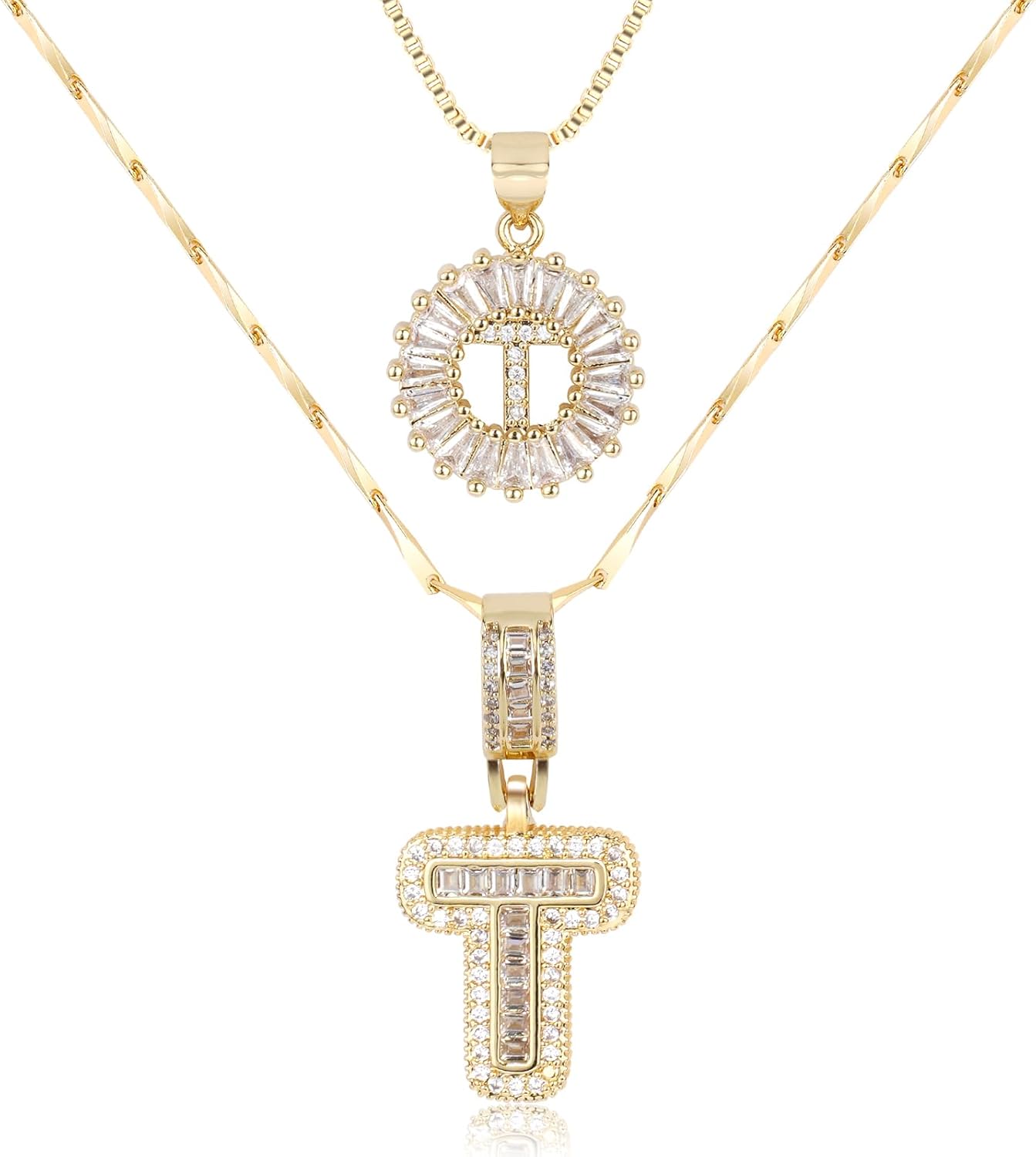 2 Pack Initial Necklace (80% OFF Today!)