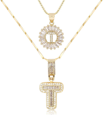 2 Pack Initial Necklace (80% OFF Today!)