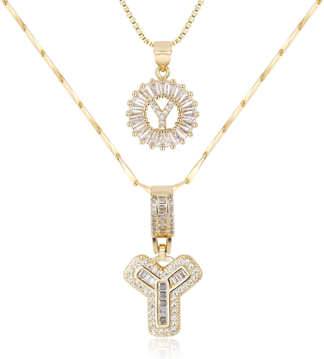 2 Pack Initial Necklace (80% OFF Today!)