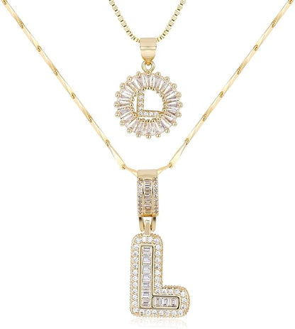 2 Pack Initial Necklace (80% OFF Today!)