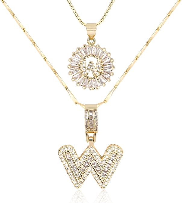 2 Pack Initial Necklace (80% OFF Today!)