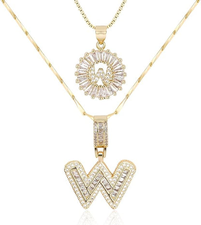 2 Pack Initial Necklace (80% OFF Today!)