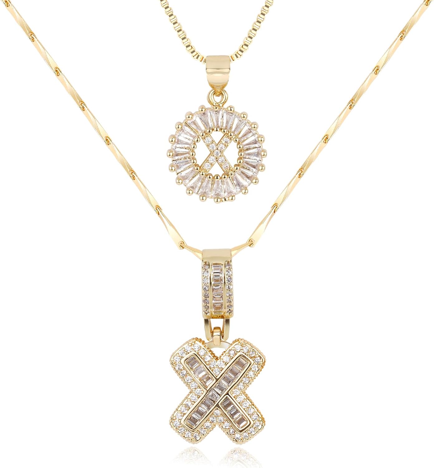 2 Pack Initial Necklace (80% OFF Today!)