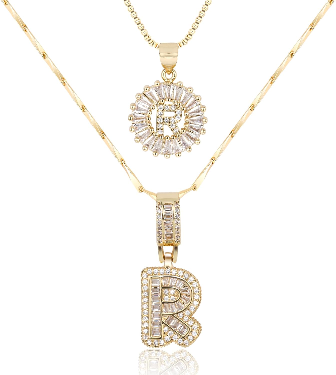 2 Pack Initial Necklace (80% OFF Today!)
