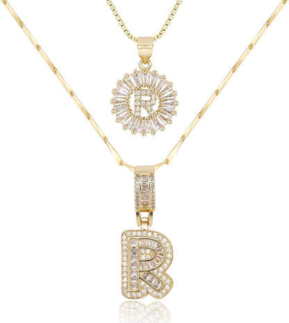 2 Pack Initial Necklace (80% OFF Today!)