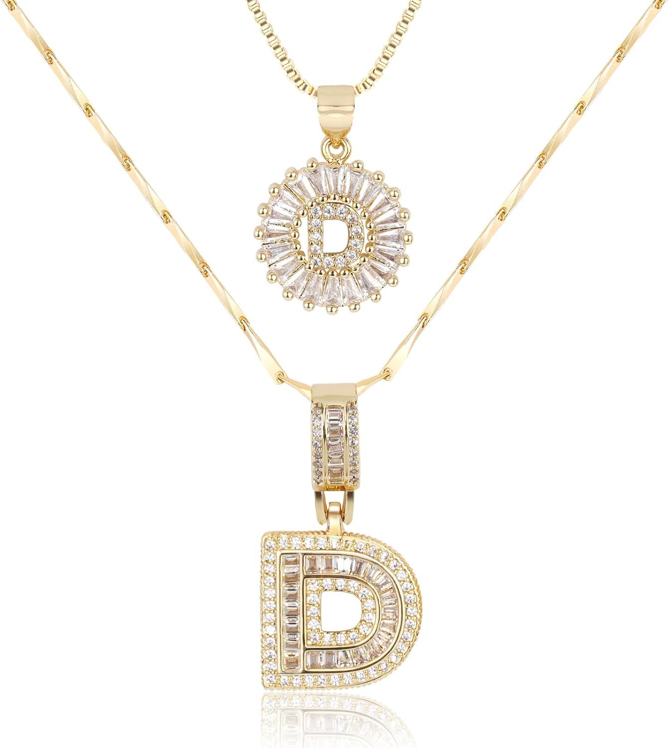 2 Pack Initial Necklace (80% OFF Today!)