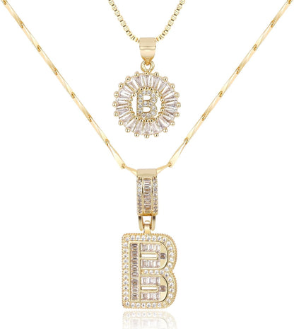 2 Pack Initial Necklace (80% OFF Today!)
